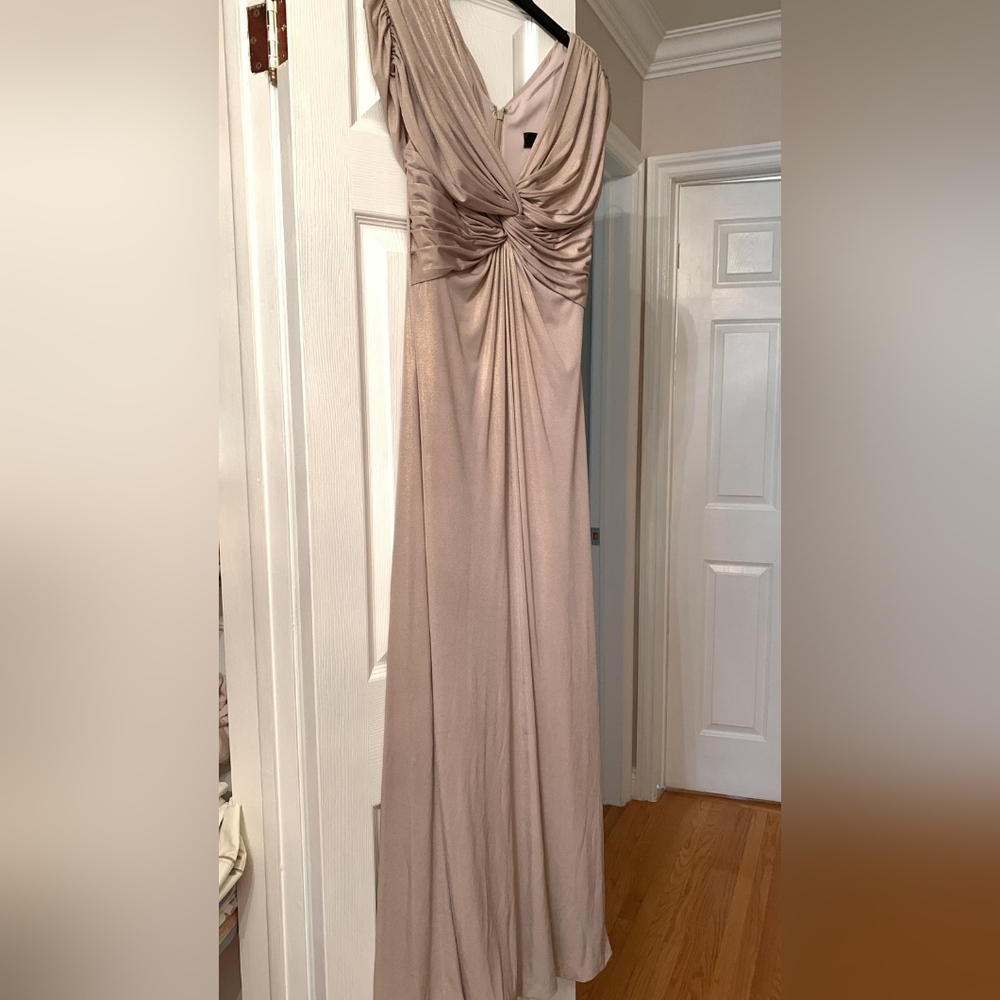 Tadashi Shoji Blush Wedding Gown